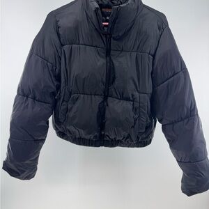 Women's Black Puffer Jacket